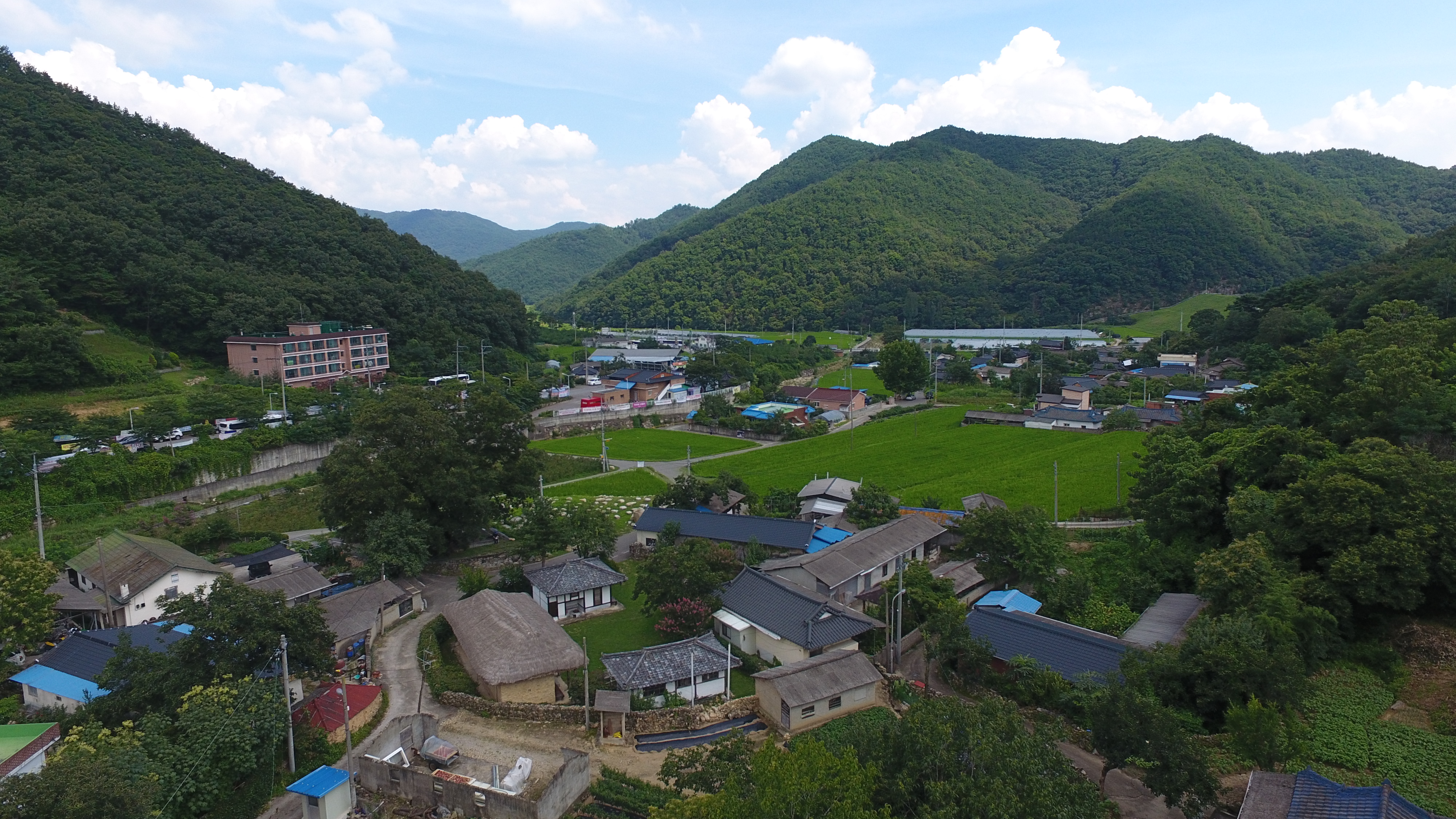 성주성지 정산 주산 생장가 전경